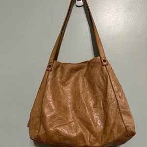 Chic Tan Shoulder Bag by American Leather Company